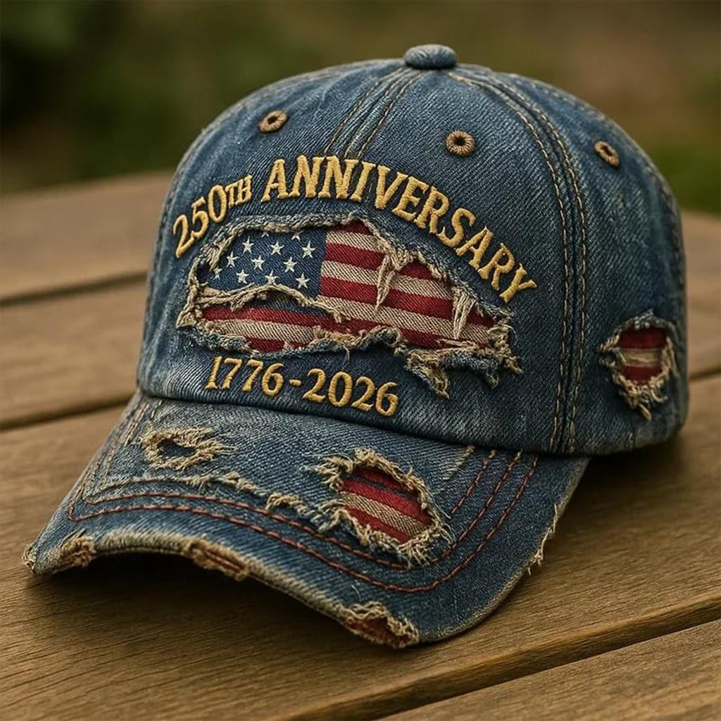 Men's And Women's Commemorative Hat, Distressed Adjustable Sun Hat, Fun Hat