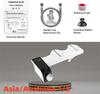 Toilet Bidet Bathroom Intelligent Non‑Electric Cold Hot Water Toilet Bidet Sprayer Set With Double Nozzle