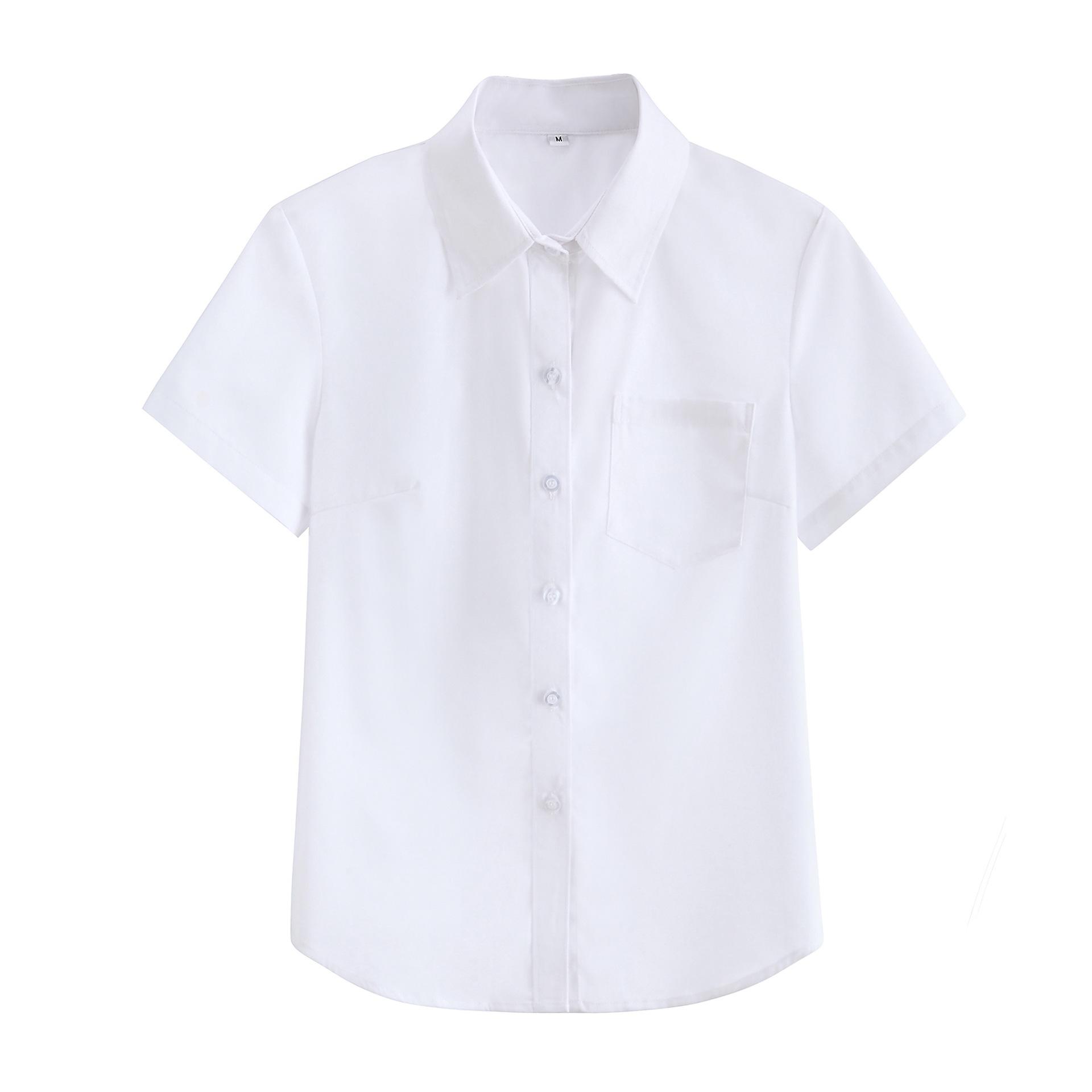 

Летняя женская однотонная рубашка с длинным рукавом, женская свободная рубашка с коротким рукавом и карманом 5XL