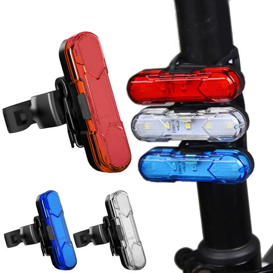 360 Degree Adjustable Bicycle Tail Light Mountain Bike Light USB Charging Lamp