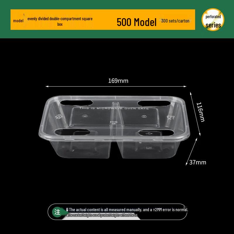 Yuanzhenghe Disposable Lidded Meal Prep Boxes