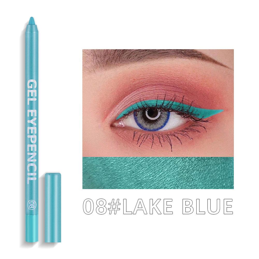 Eyeliner Pencil Easy-Colored Waterproof Sweat-Proof Non-Smudge Beginner Color Eyeliner Waterproof Non-Smudge Pseudo-Fine