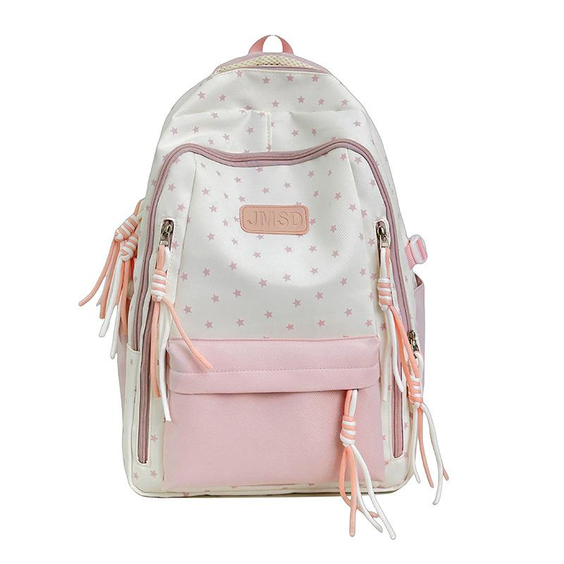 Schoolbag small fresh schoolbag female college student Korean version ins cute computer backpack junior high school high school student large capacity