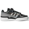 Adidas Womens Forum Plus 'I Love Dance - Black' (women's sizes) Core Black / Cloud White / True Pink Skateboard Shoes FY5225