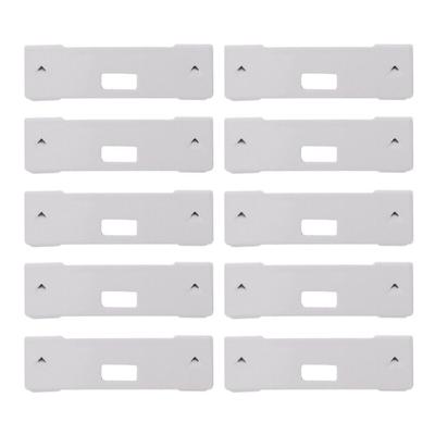 10pcs Vertical Blind Repair Tab Curtain Clip Accessories Vertical Blind Repair Vane Savers Blind Repair Clip Replacement