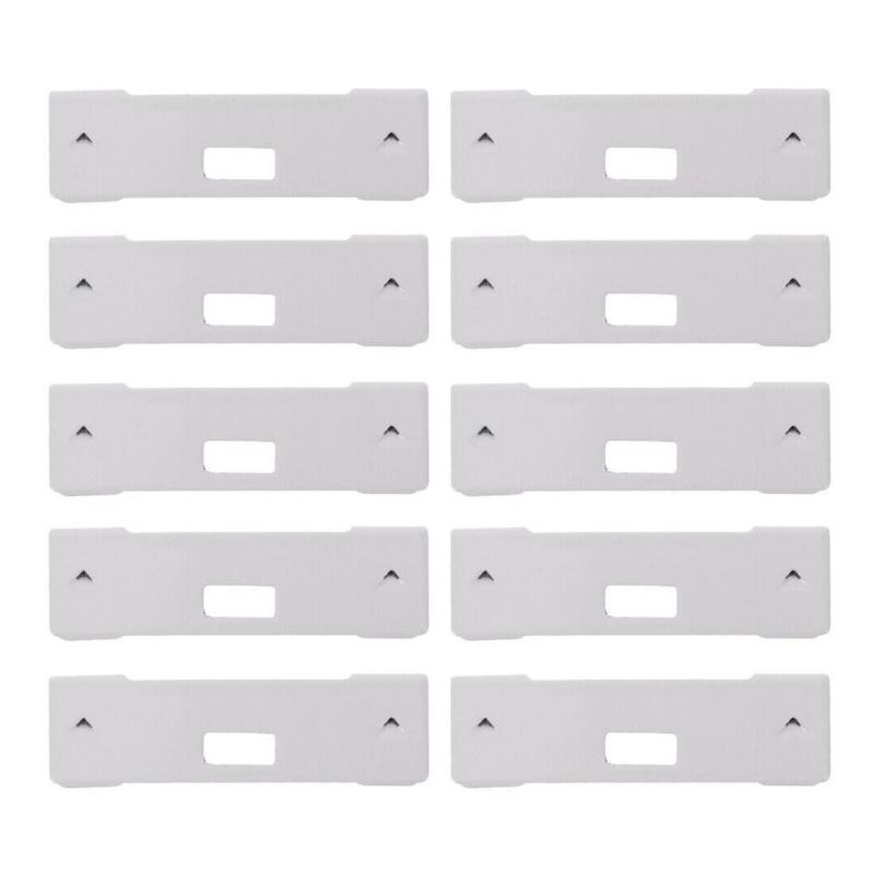 

10 шт. Ремонтная планка для вертикальных жалюзи, Зажим для штор, Аксессуары, Спасатели ламелей для ремонта вертикальных жалюзи, Сменный ремонтный зажим для жалюзи 1