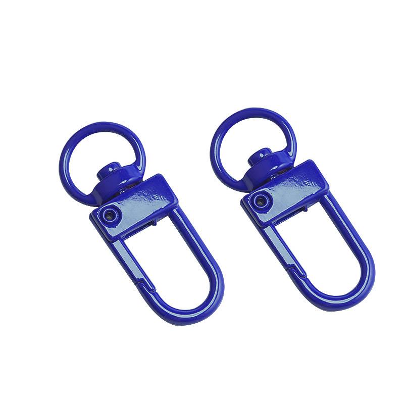 10pcs/lot Colorful Alloy Snap Lobster Clasps Hooks Keychain Findings For DIY Key Chains Necklace Bracelet Accessories Wholesale