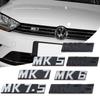 VW MK5 MK6 MK7 MK7.5 Auto Emblem Accessories ABS Badge Front Grille Decoration Sticker Decals for Volkswagen Beetle Touran Jetta zk6