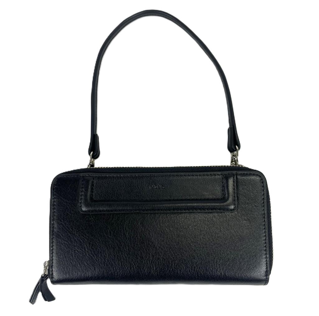 Salsa Shoulder Wallet Clutch Black [Full Tuck] Bag,