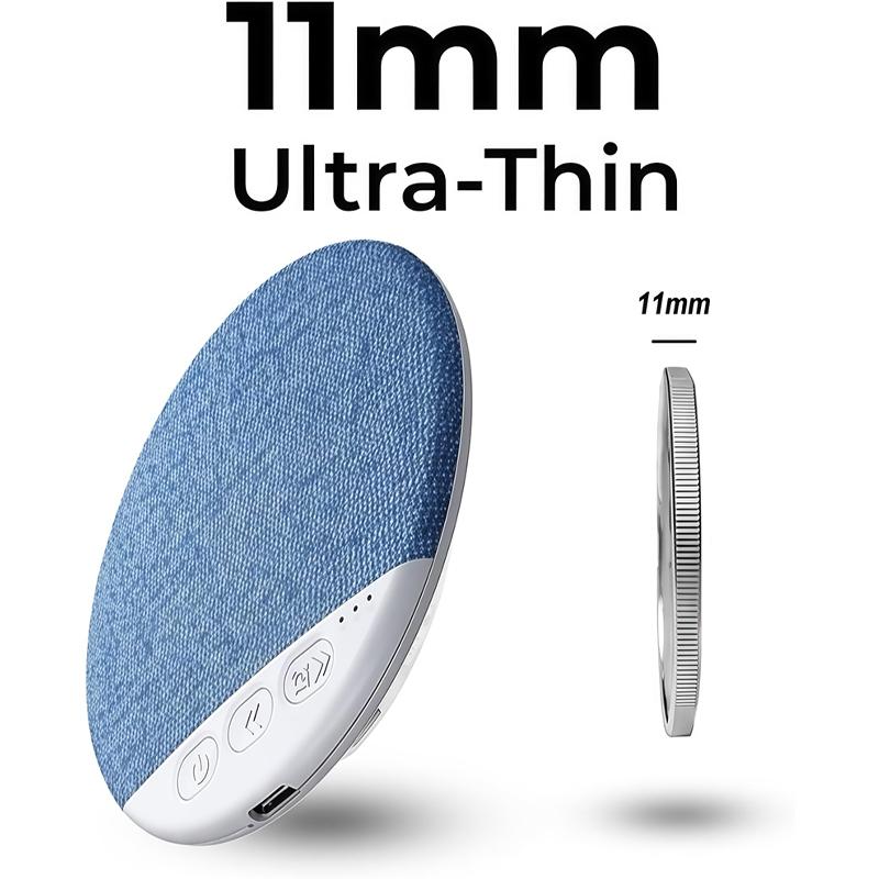 2026 New Wireless Pillow Speaker Sleep Aid Bluetooth Under Pillow Machine Speaker White Noise 30/60/90 Min Timer 9D Stereo Sound