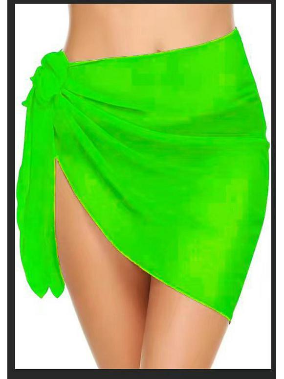 Women's Chiffon Sarong Beach Wrap Skirt - Summer Swimwear Cover-up
