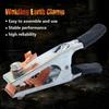 Copper Welder Electrode Holder Professional Manual Welder Durable Ground Cable Clip  Welding