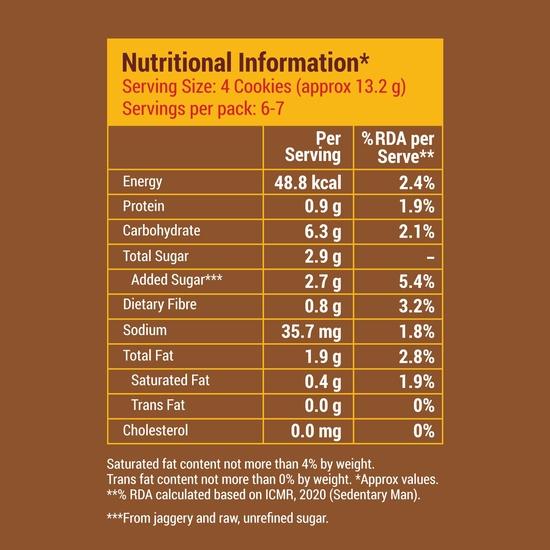 Slurrp Farm No Maida No Refined Sugar Choco Ragi Kekse | Gesunde Kekse Keks Hergestellt mit Vollkorn | 80g