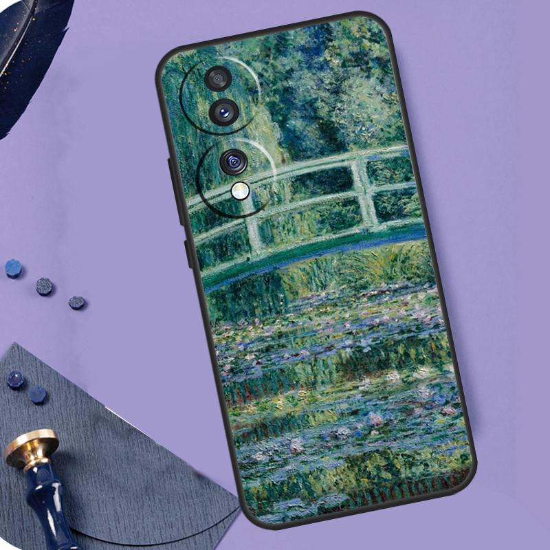 Claude Monet Art Painting For Honor Magic 6 5 Pro Lite 50 70 90 Case For Honor X9b X8b X7 X8 X9 X6a X7a X8a X9a Cover
