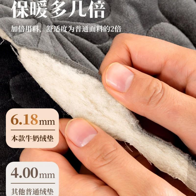 Thick Milk Velvet Sofa Cover Leather Couches Non-Slip One-Piece Couch Cushion Winter 2026 Leaf