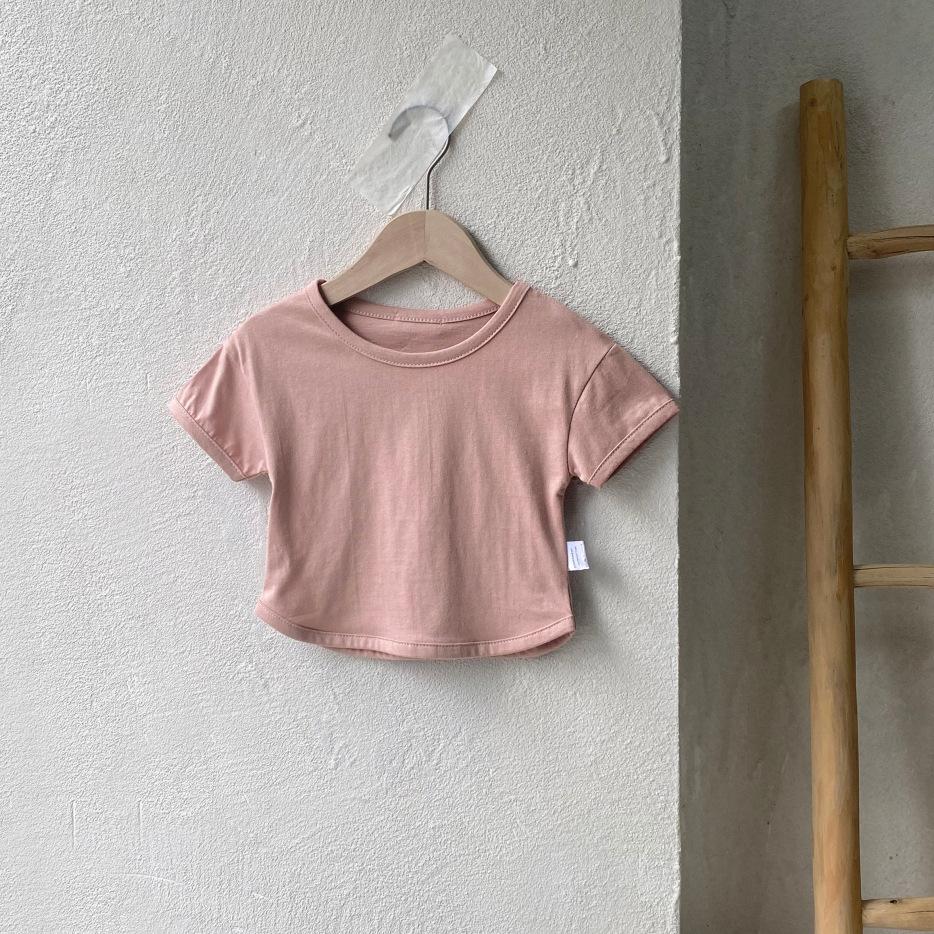 Baby Short-Sleeve T-Shirt: Summer A-Class for Girls & Boys 80 cm