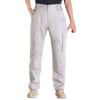 FR Pants for Men, 100% Cotton, Flame-Resistant Cargo Pants with Multi-Pockets and Elastic Waist, Reinforced Tear-proof Stitching, Ideal for Welding