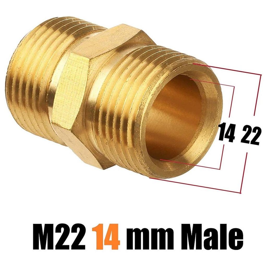 Pressure Washer M22 15mm x M22 15mm Hose Connector