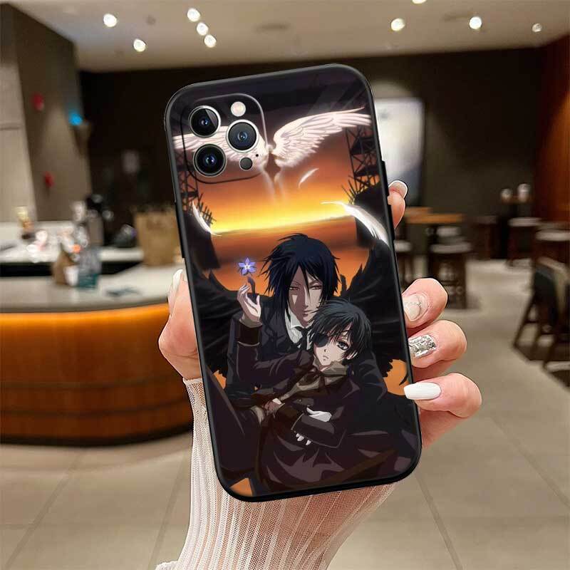 Black Butler Phone Case for Samsung S20 S21 S21S S22 S23 S24 FE Ultra Plus Lite F06 F16 M06 M16 M56 A07 A17 A36 A37 A55 A57