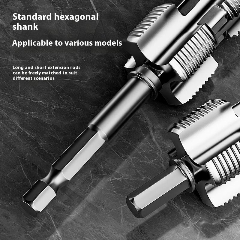 4 Puncte 6 Puncte Ppr Țeavă de Apă Deschizător Filet Interior Hexagonal Universal Pentru Țeavă Pvc Filet Filet Mână Burghie Electrice de Mână Unealtă de Mână