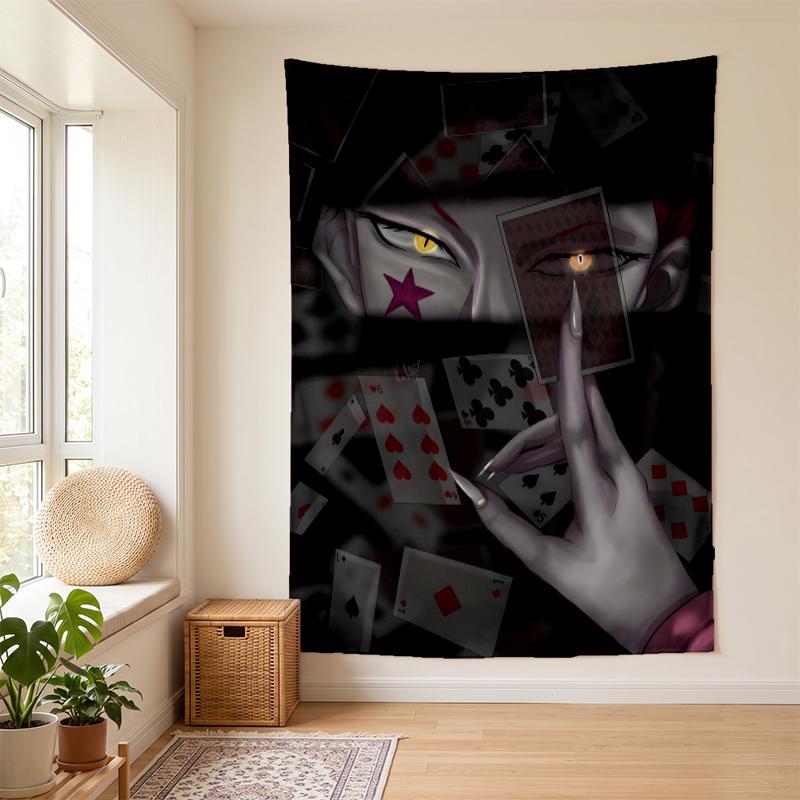 Hisoka (5) Wall Tapestry Stylish Wall Hanging for Bedroom Living Room Dorm Nice Present for Family and Friends
