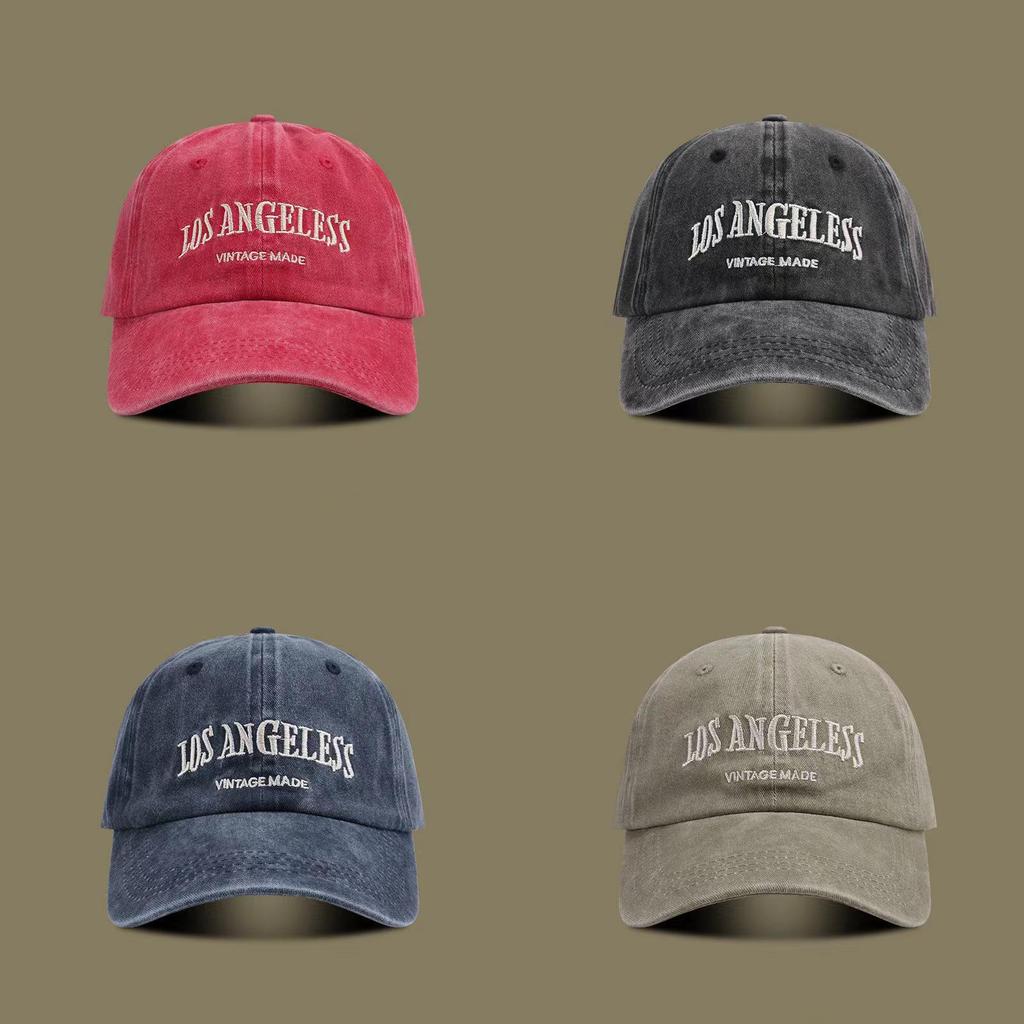 Classic Cotton Baseball Cap With Embroidered Letters For Casual Sun Protection Men Women