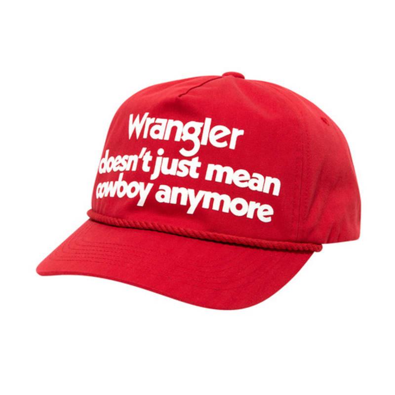 

Wrangler Kabel Logo Placard Cap Red FREE