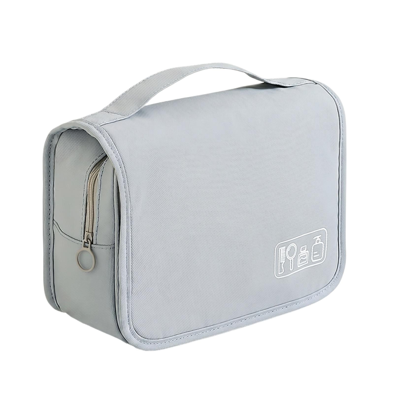 

Travel Toiletry Bag Portable Hanging Organizer with Multiple Compartments for Men and Women Durable Water-Resistant Material Large Capacity one size