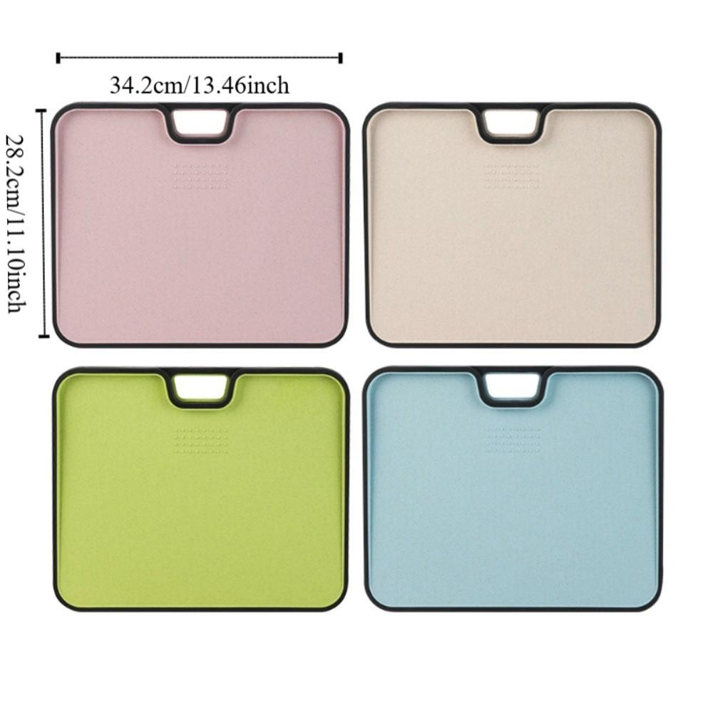 Anti-overflow Border Fruit Chopping Board Hanging Chopping Block Wheat Straw Cutting Board  Home
