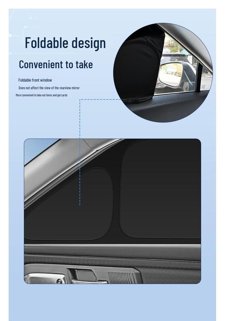 Fits Chery 26 Models Fengyun T11: Car Window Sun Shade - Heat Insulation & Privacy Screen for Camping