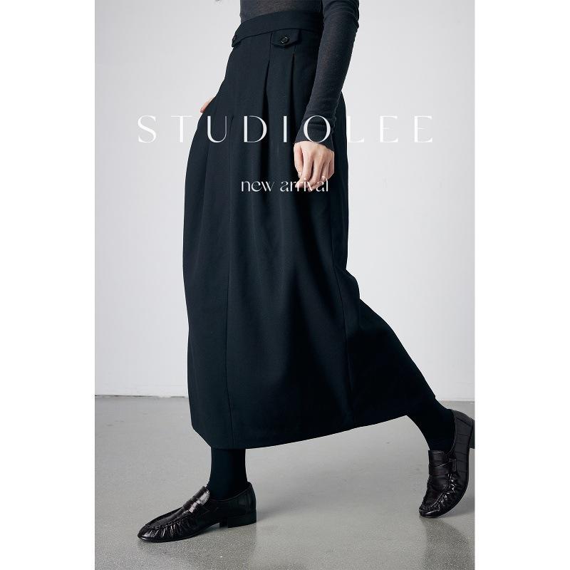 Cowhide~ Grape Mom, the same leather retro pleated loafers, women's thick heels, one pedal, lazy flat-bottomed people's small leather shoes