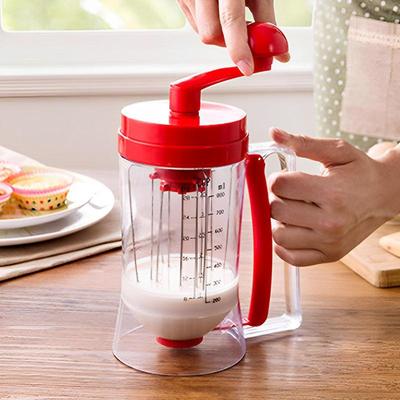 Handhållen Smetdispenser Bakning Mjöl Pastadispenser För Pannkakor Cupcakes Tårta Muffins Mättratt Konditorideg Dispensador
