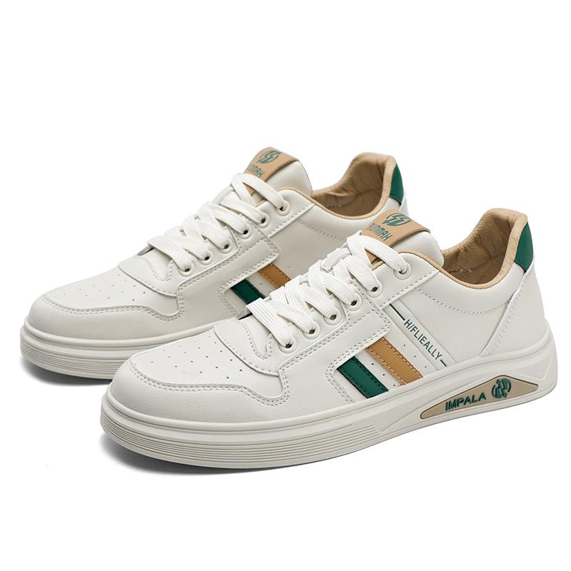 

Мужская обувь весна и осень новая повседневная обувь модные подростки низкие кеды корейская версия трендовые маленькие белые туфли персонализированный спорт 44