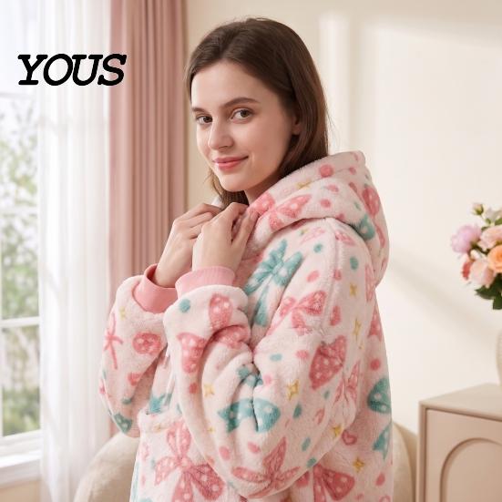 Felpa Oversize da Donna con Tasca Portacani/Gatti, Felpa con Cappuccio Casual a Manica Lunga per Autunno Inverno, con Tasca a Marsupio