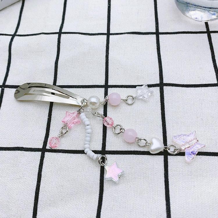 Y2K Stern Schmetterling Mond Quasten Haarspangen Haarspangen Süße Haaraccessoires