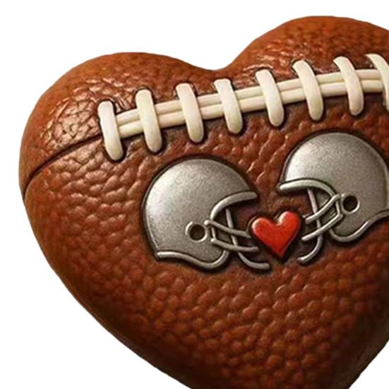 Láska Srdce Fotbal Kapesní Objetí s Pozitivní Kartou Emoční Podpora Srdce ve Tvaru Baseballu Kapesní Žeton Hráči Fanoušci Sběratelský Povzbuzující Dárek