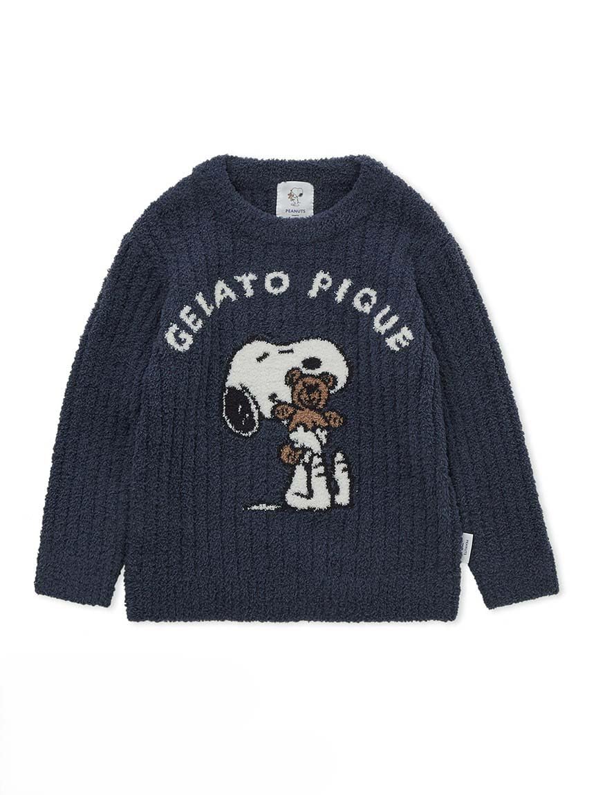 

PEANUTS KIDS JQD Pullover PKNT251408 NVY XXS [Gelato Pique] SNOOPY×BEAR