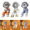 Miniature Astronaut Resin Ornaments Living Room Aesthetic Figurines Creative Interior Art Sculptures Desk Home Decorations Gifts