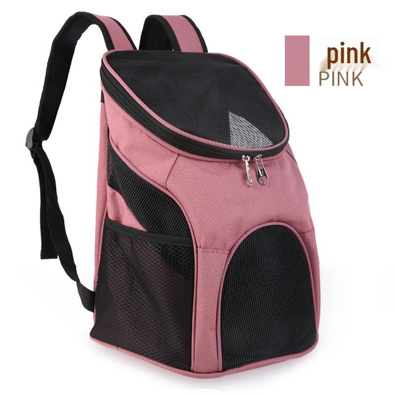 Foldable Pet Travel Backpack - Breathable Carrier for Cats and Dogs