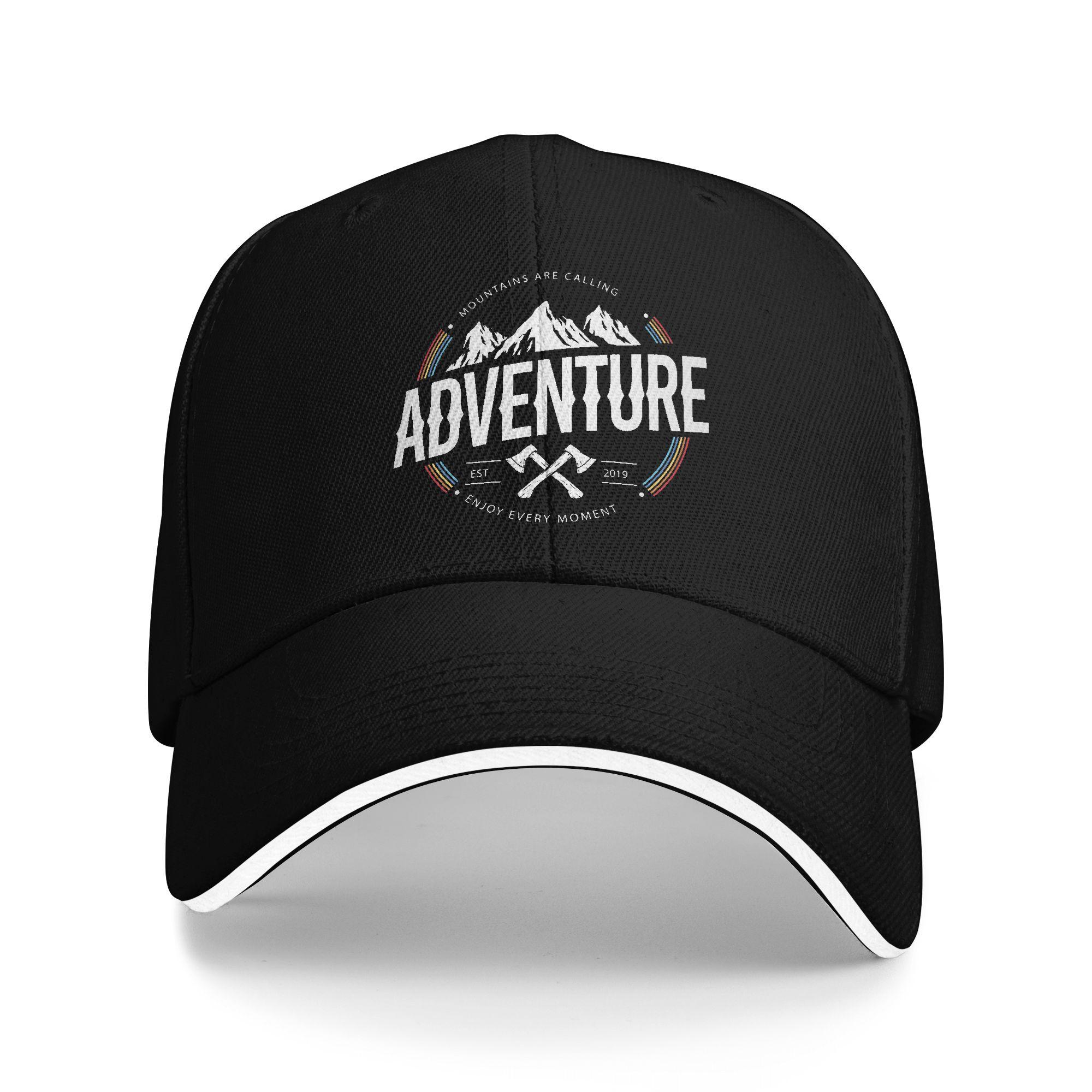 

Personalized Mountain Camper Adventure Camping Baseball Cap Unisex WoUnisex Adjustable Dad Hat Sports Snapback Hats One Size