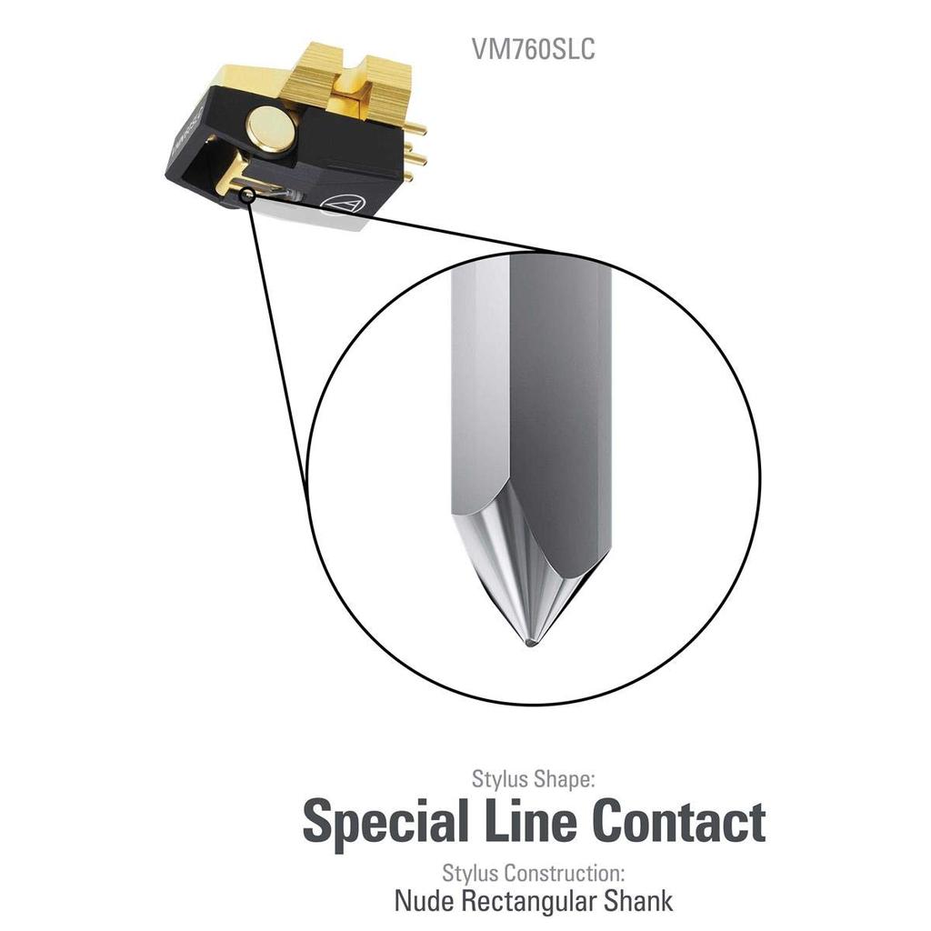 VM760SLC VM type stereo cartridge solid special line contact needle record needle cartridge record player Audio-Technica