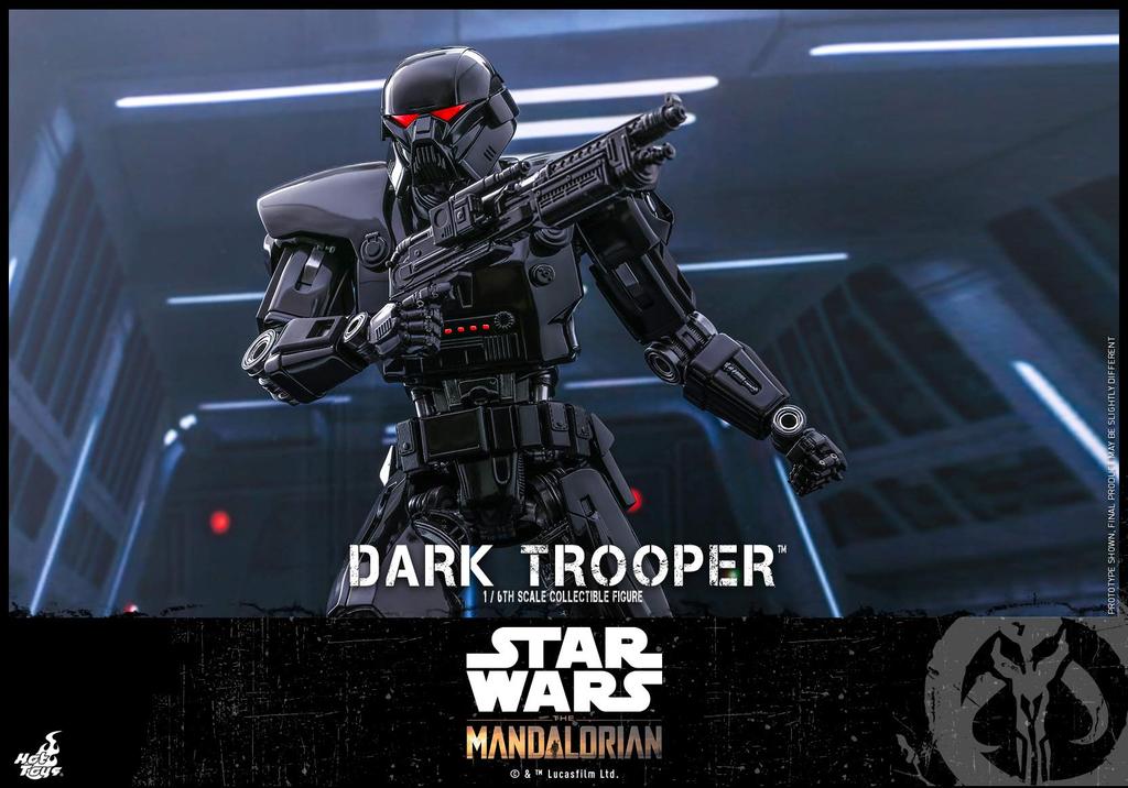 TV Masterpiece The Mandalorian Dark Trooper 1/6 Scale Figure Black