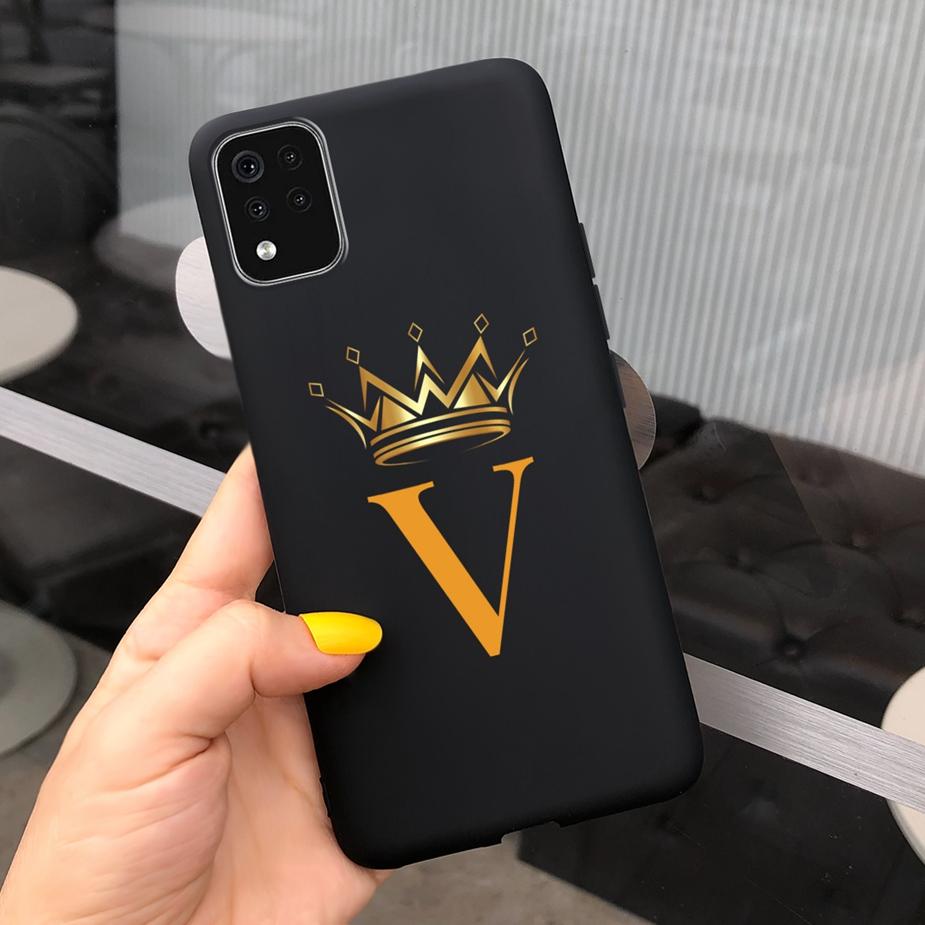 For LG K42 Case LM-K420 LM-K420H Cute Crown Letters Cover Soft TPU Shockproof Phone Case For LG K42 K 42 LGK42 Back Cover Bumper