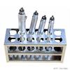 12/40 Hole Dental Handpiece Lubrication Oil Holder Dentist Multifunctional Stainless Steel Test Tube Rack Laboratory Tool