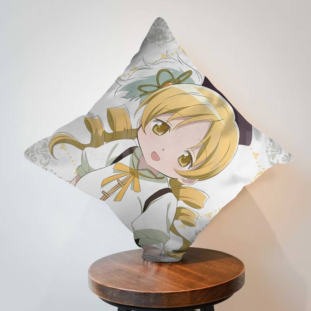 Kawaii Mami Tomoe Pillow Gift Home Office Decoration Pillow Bedroom Sofa Car Cushion CoverPillow Case