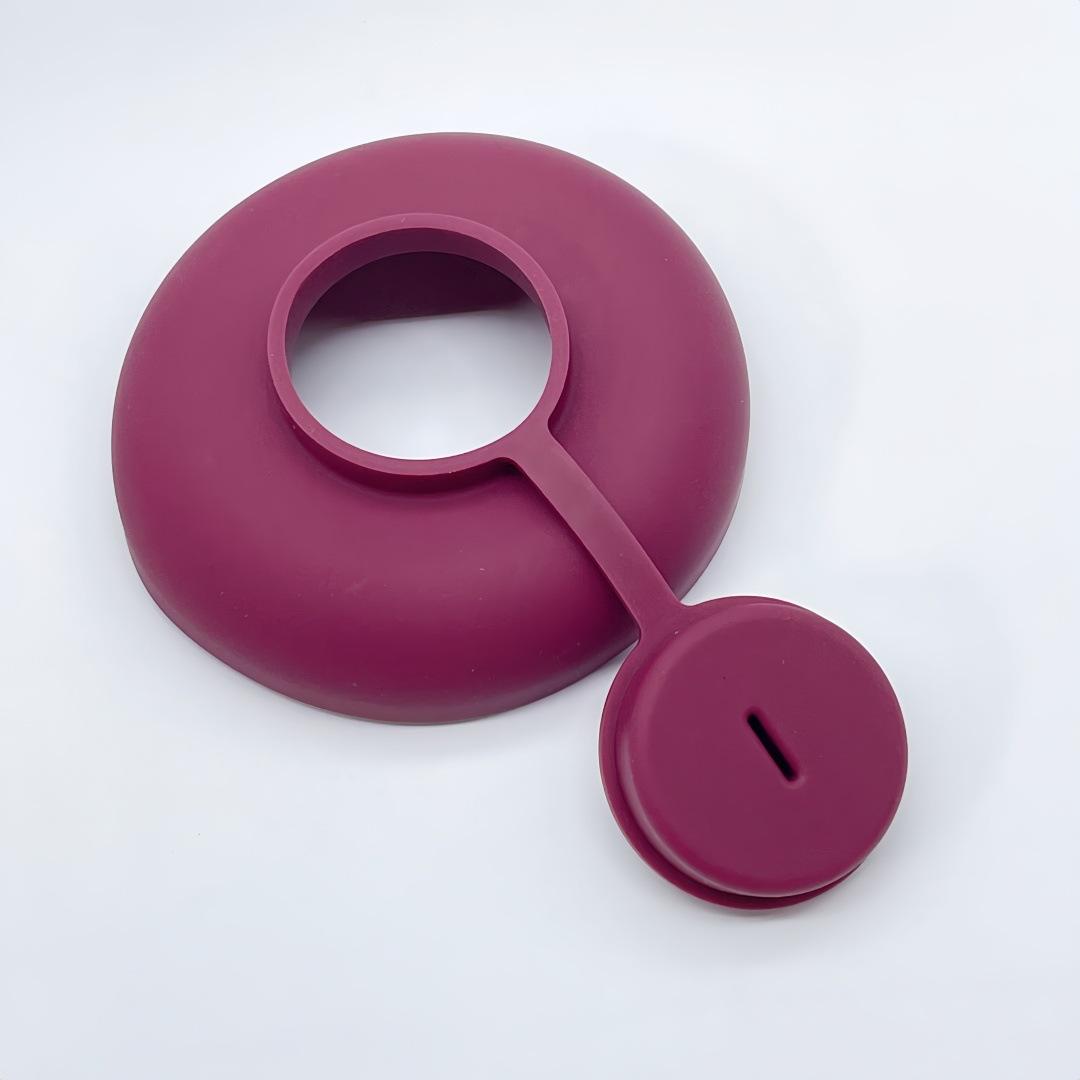 

Silicone Popsicle Holders, Ice Cream Cone Holders for Kids, Reusable & Dishwasher Safe Popsicle Drip Catcher фіолетовий