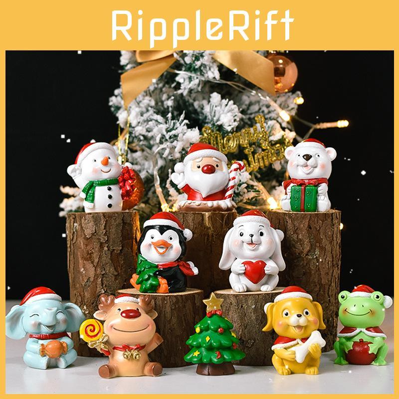 Mini Christmas Action Figure Cartoon Model Toy Decoration Doll Gift Children