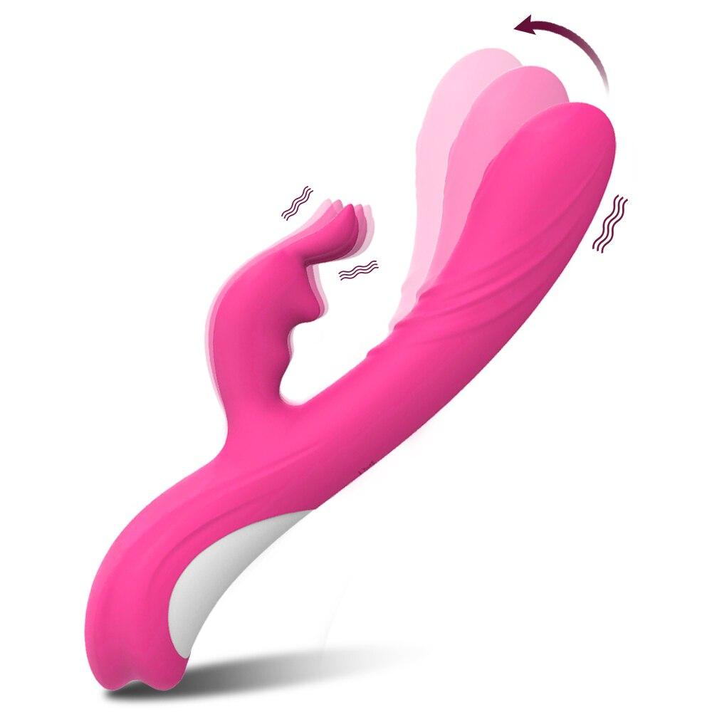 2022 dimenando il coniglio vibratore mimico dito per le donne clitoride potente stimolatore del punto G silenzioso giocattoli del sesso femminile per adulti 18