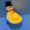 Christmas Snowman Candlestick Tea Lamp Candlestick
