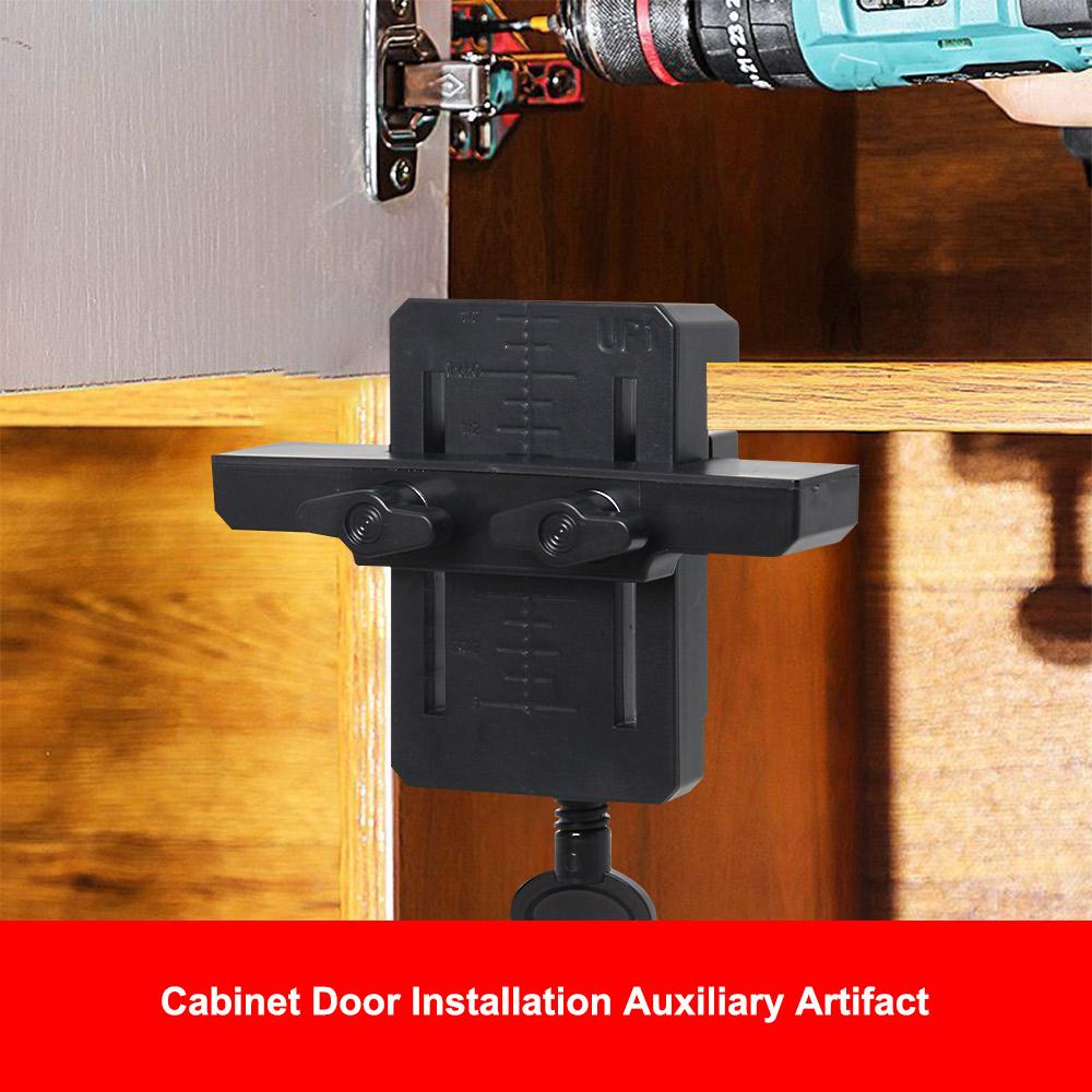 Nastavitelný ABS Polohovač Dveří Skříněk pro Skryté Závěsy - 2 nebo 4dílná Montážní Spona pro Instalaci Skříněk